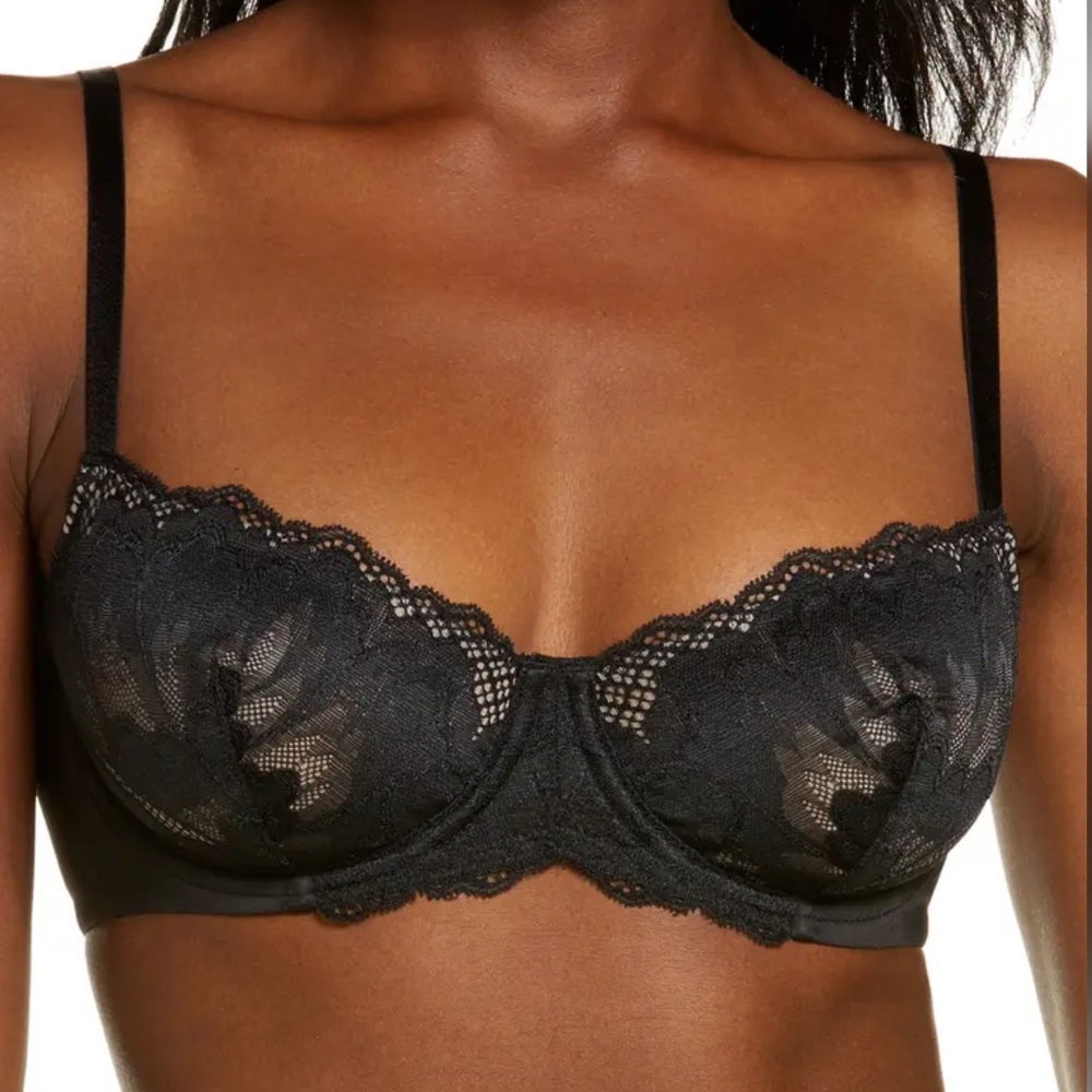 NWT True & Co Soft Lace Balconette Bra